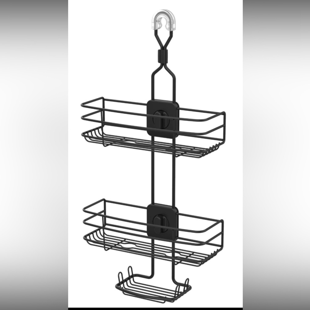 Better Homes & Gardens Adjustable Steel Shower Caddy with 4-WayShelves-brand new
